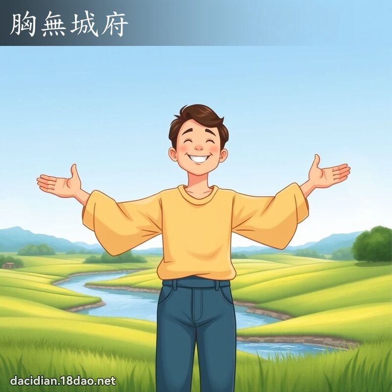 胸无城府 - 国语大辞典配图