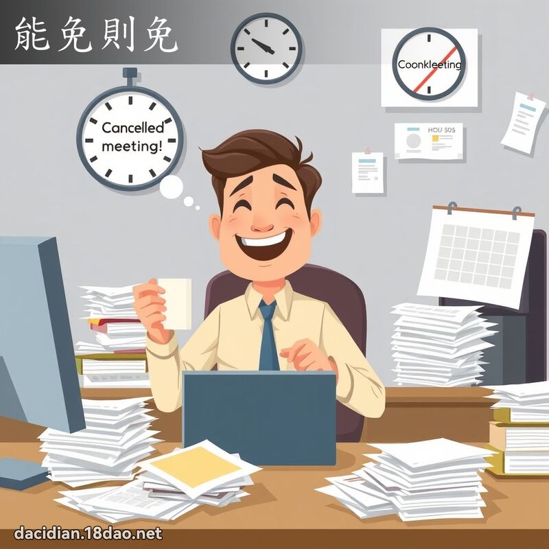 能免则免 - 国语大辞典配图