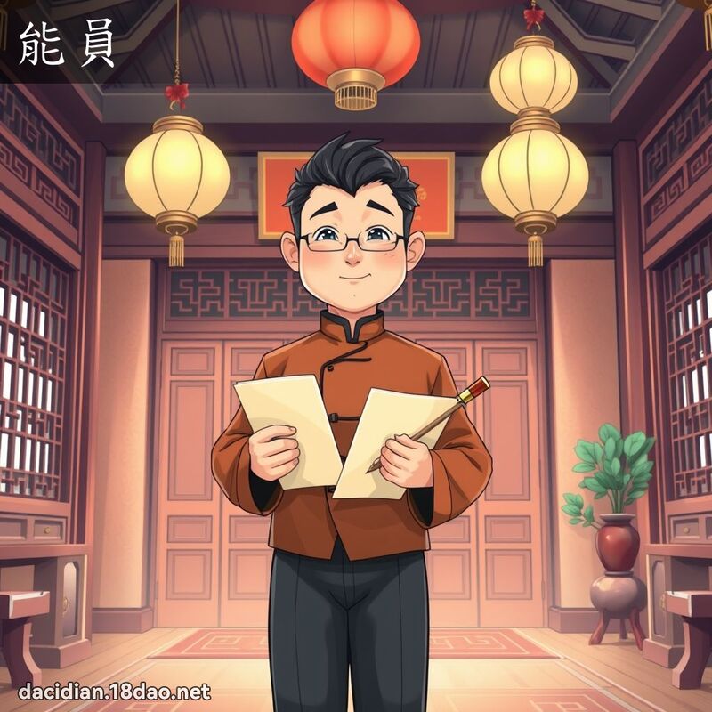 能员 - 国语大辞典配图