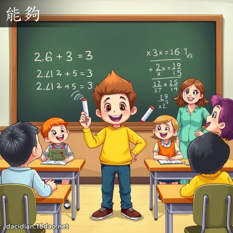 能够 - 国语大辞典配图