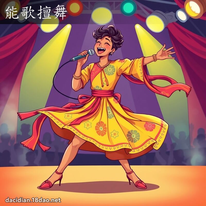 能歌擅舞 - 國語大辭典配圖