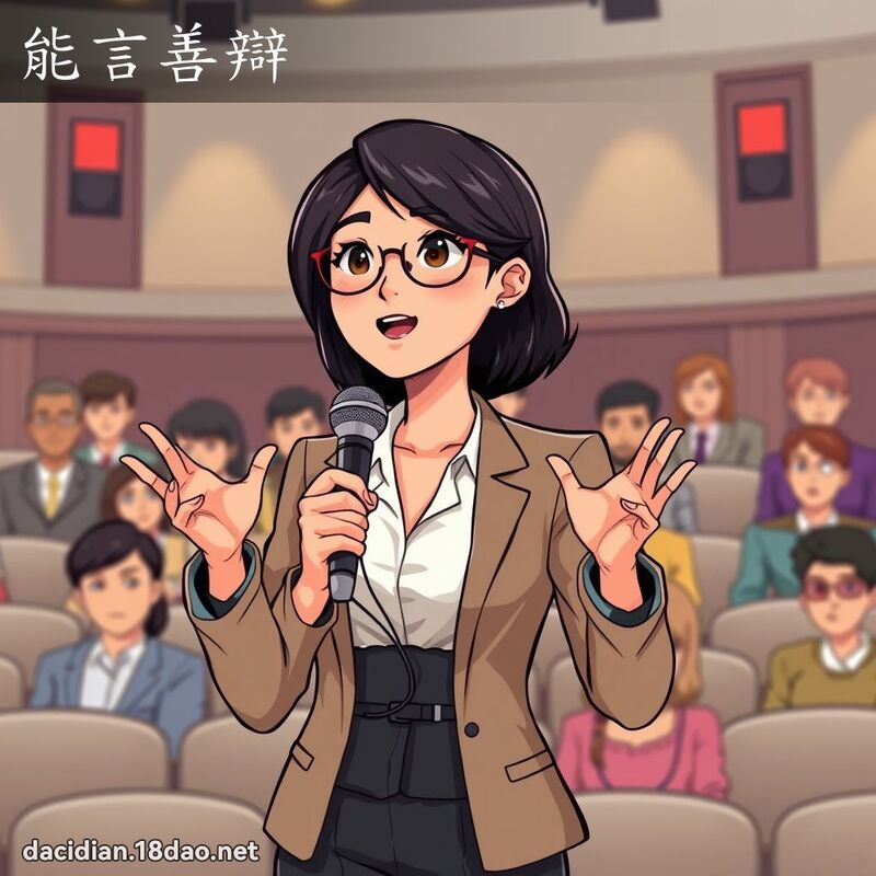 能言善辯 - 國語大辭典配圖