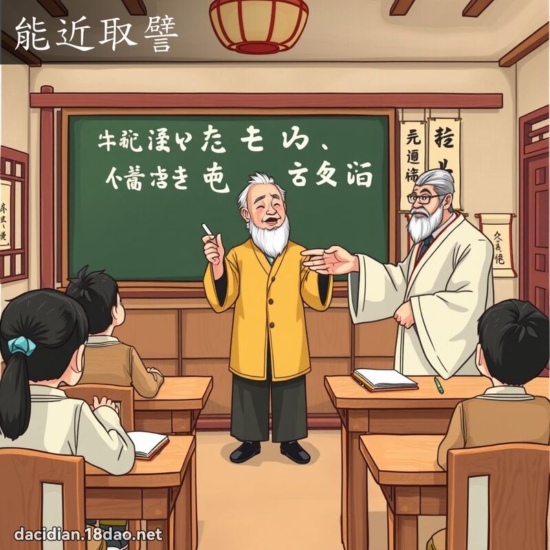 能近取譬 - 国语大辞典配图