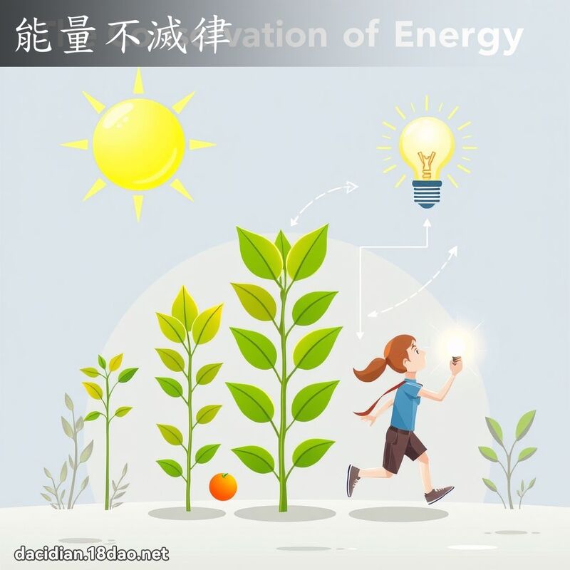 能量不滅律 - 國語大辭典配圖