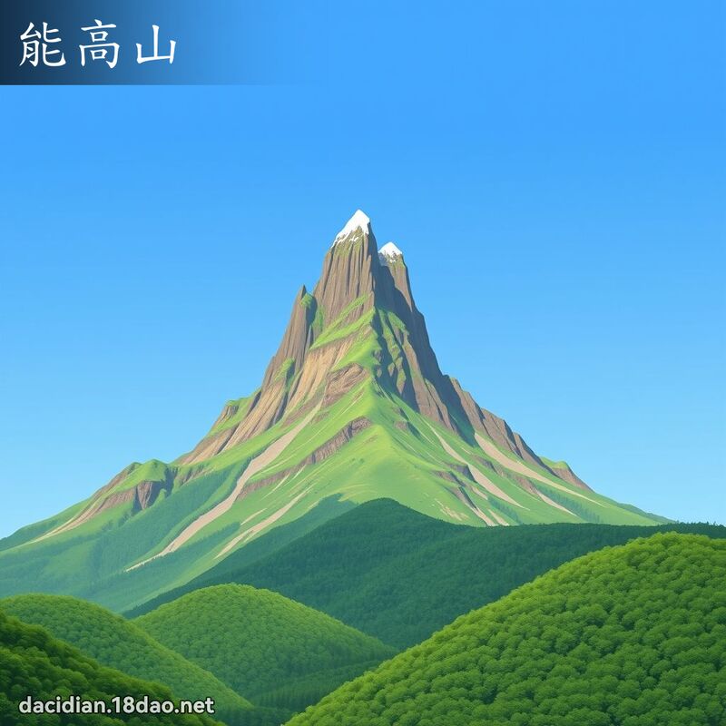 能高山 - 国语大辞典配图