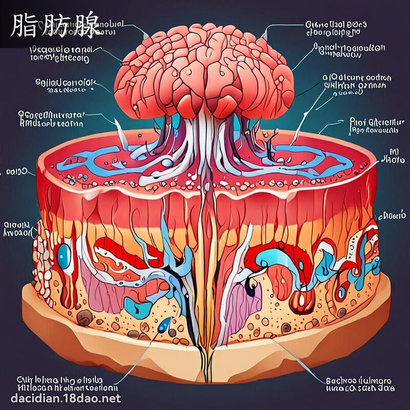 脂肪腺 - 国语大辞典配图