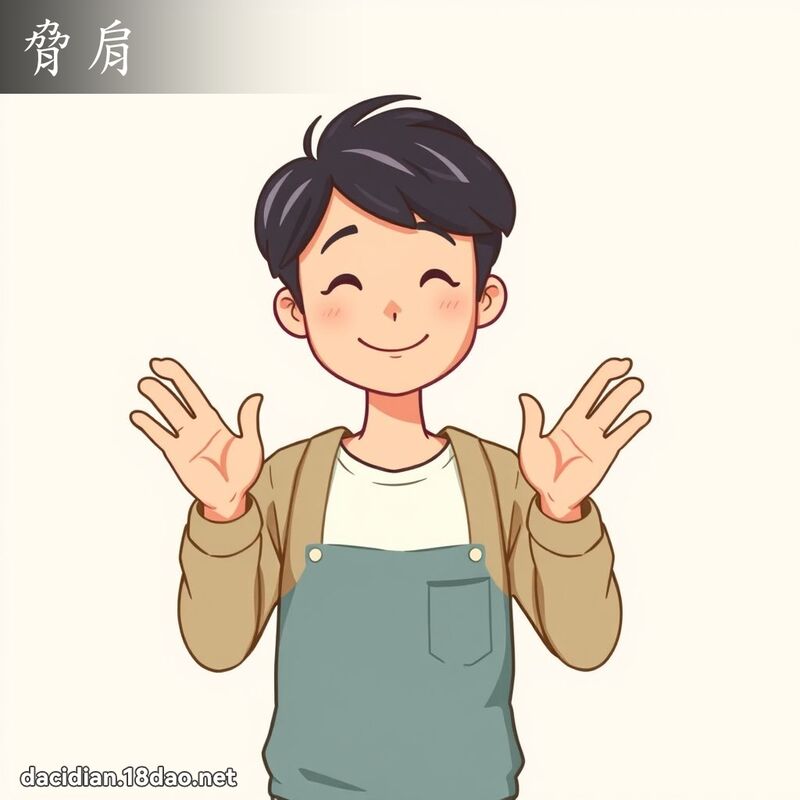 脅肩 - 國語大辭典配圖