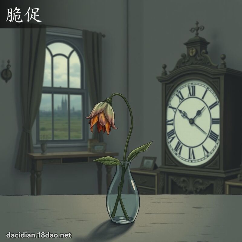 脆促 - 國語大辭典配圖