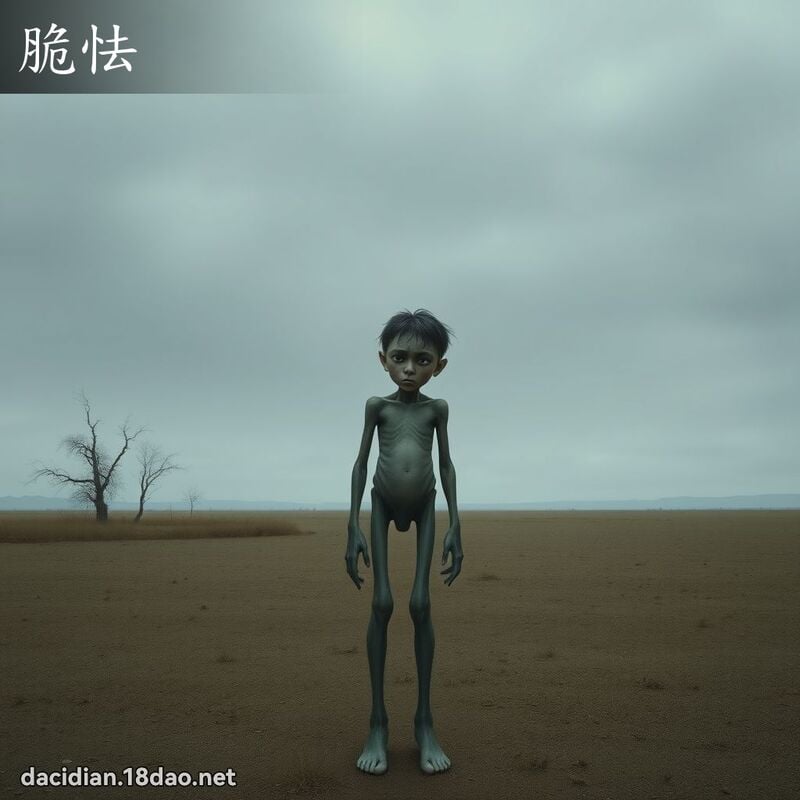 脆怯 - 國語大辭典配圖