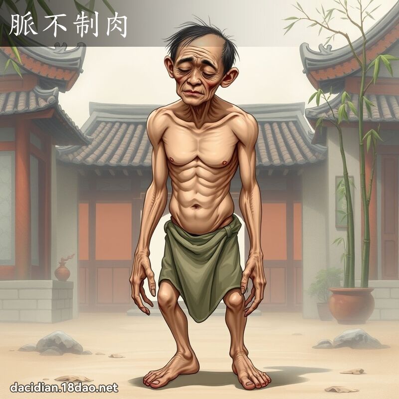 脈不制肉 - 國語大辭典配圖