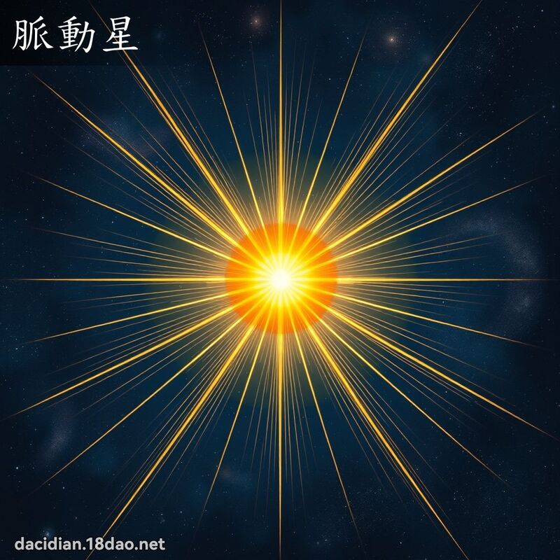 脉动星 - 国语大辞典配图