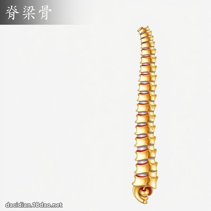脊梁骨 - 國語大辭典配圖
