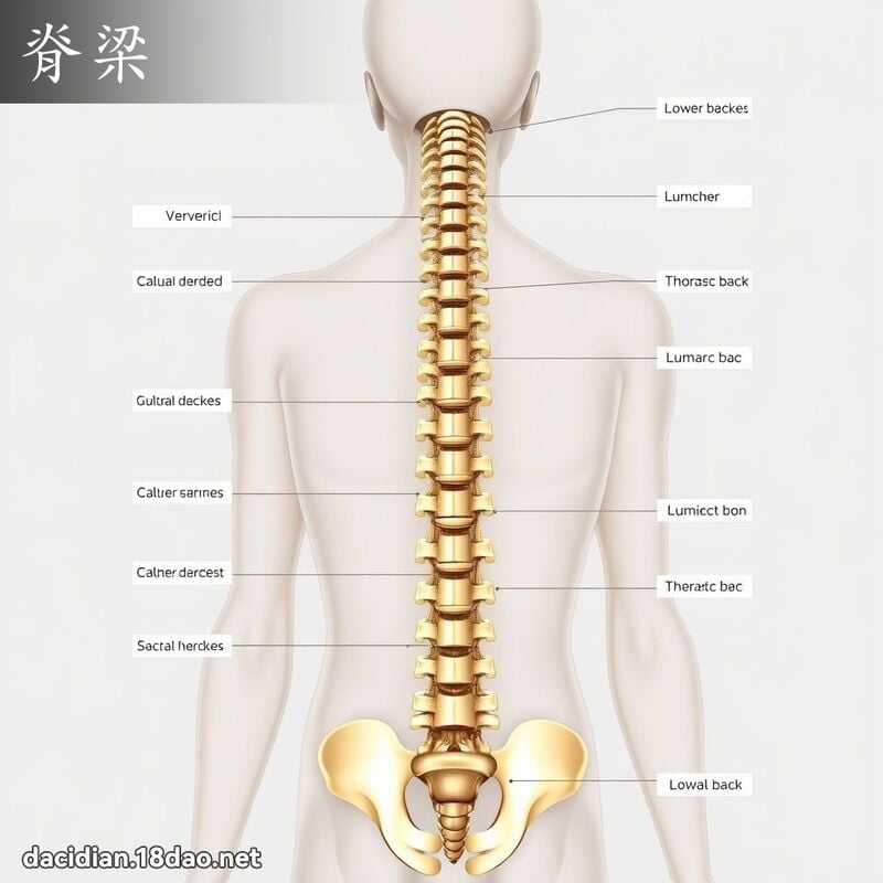 脊梁 - 國語大辭典配圖
