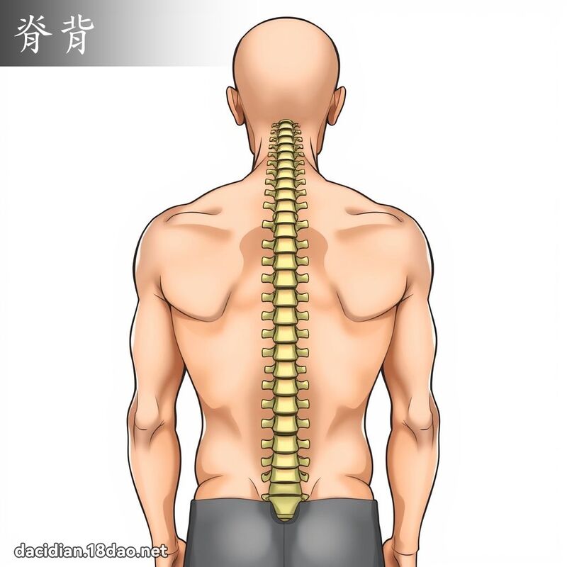 脊背 - 國語大辭典配圖
