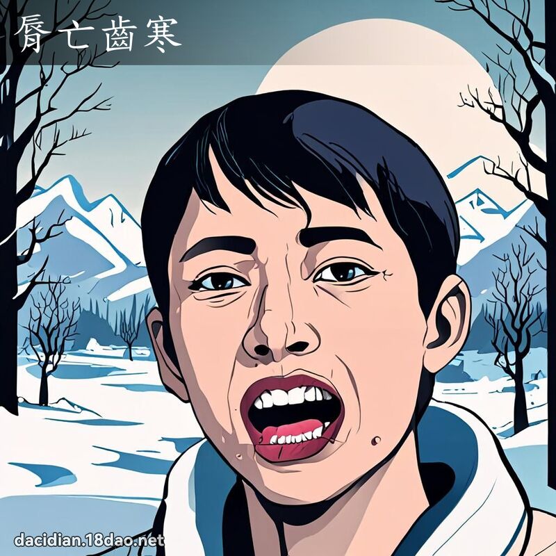 脣亡齒寒 - 國語大辭典配圖