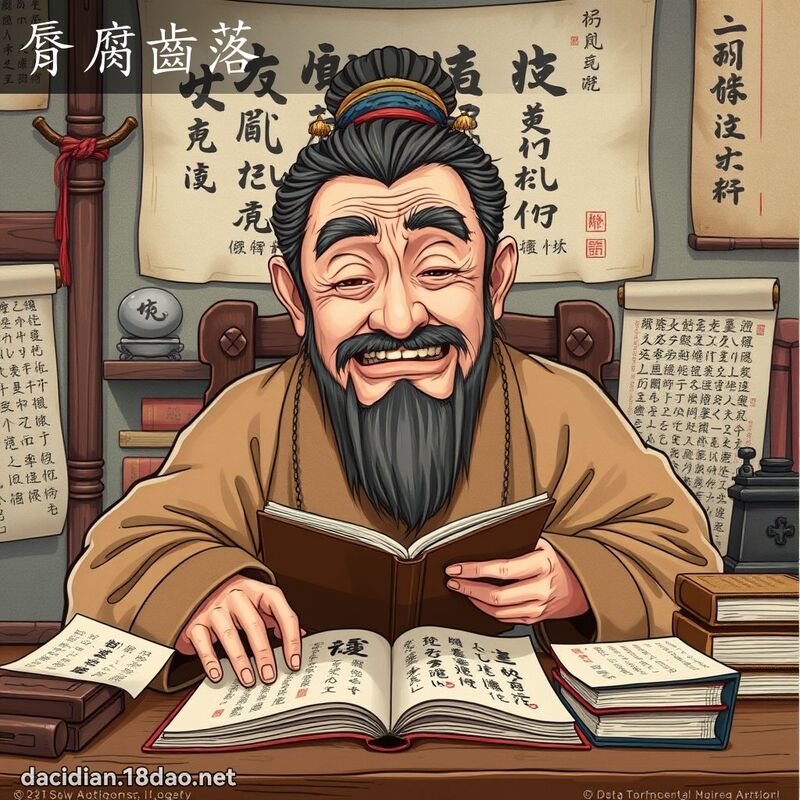 脣腐齿落 - 国语大辞典配图