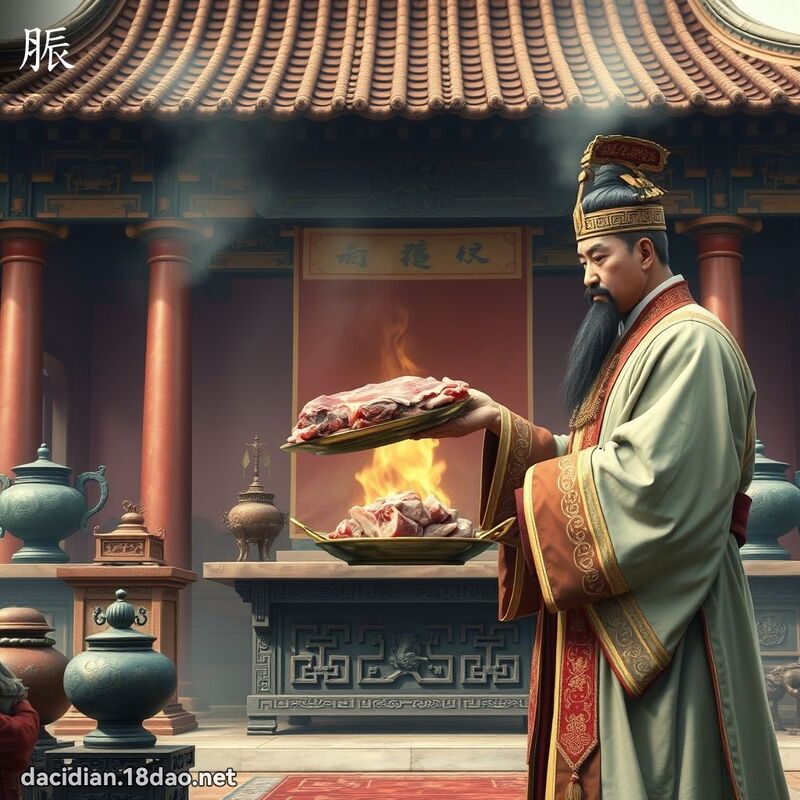 脤 - 國語大辭典配圖