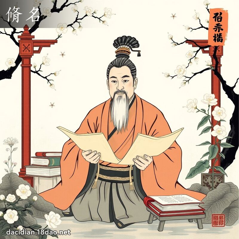 脩名 - 國語大辭典配圖
