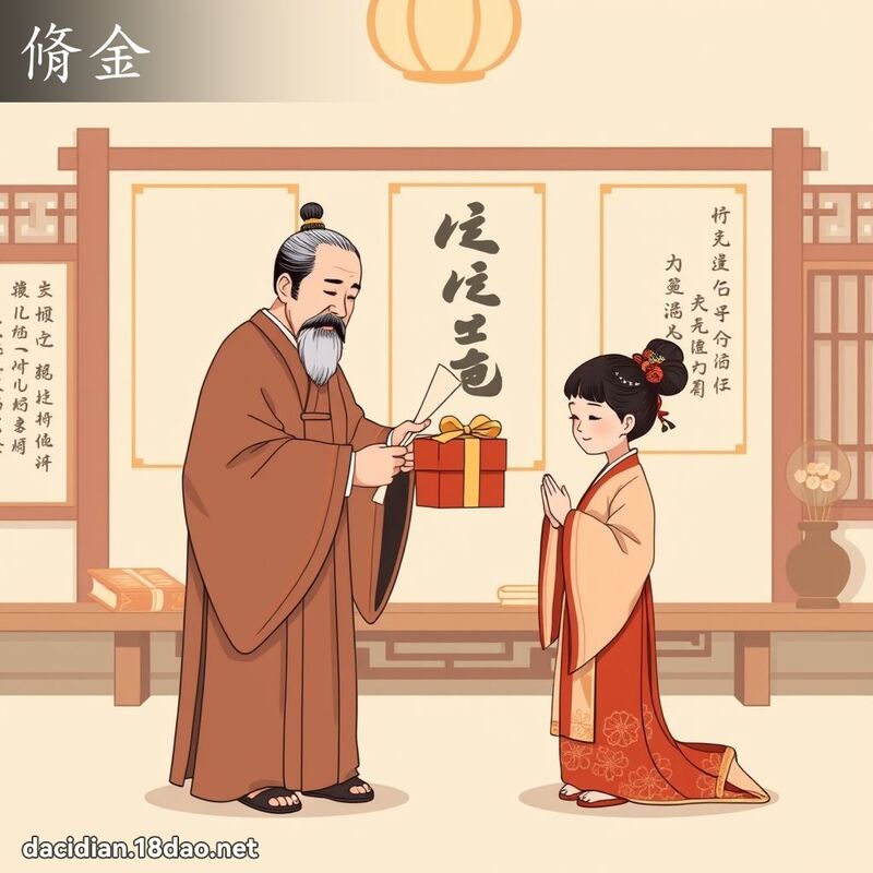 脩金 - 國語大辭典配圖