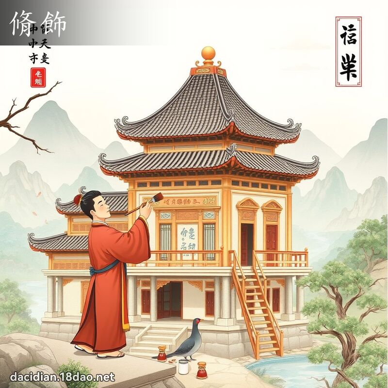 脩飾 - 國語大辭典配圖