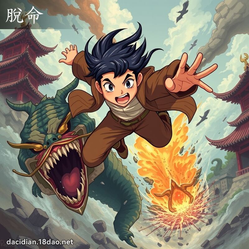 脱命 - 国语大辞典配图