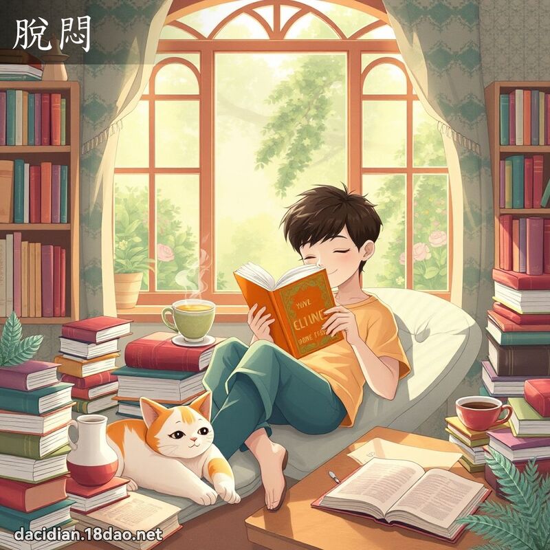 脫悶 - 國語大辭典配圖