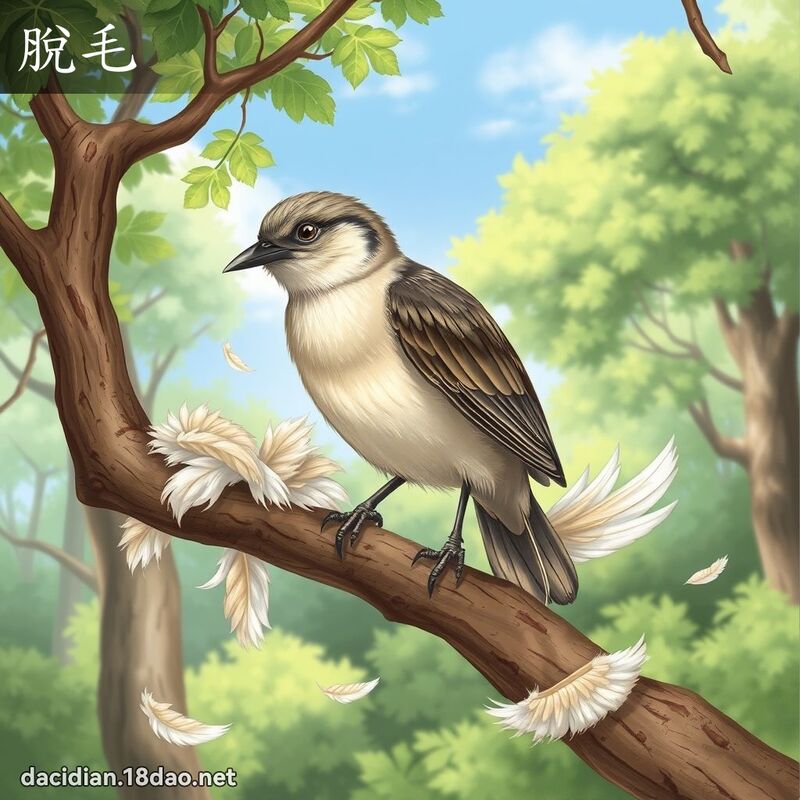 脫毛 - 國語大辭典配圖
