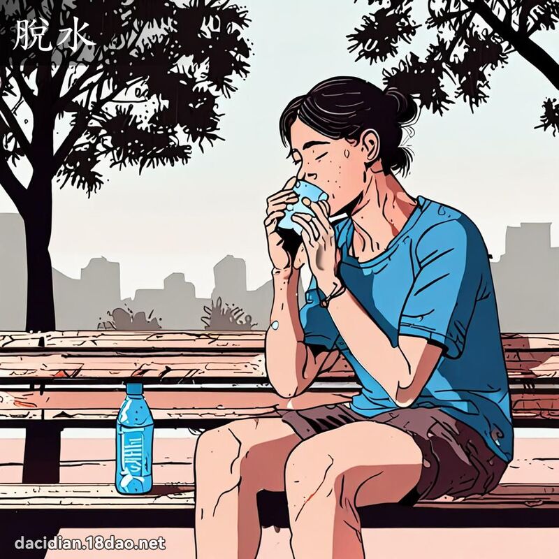 脱水 - 国语大辞典配图