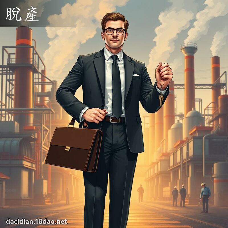 脱产 - 国语大辞典配图