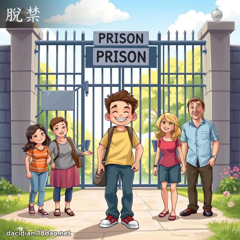 脱禁 - 国语大辞典配图