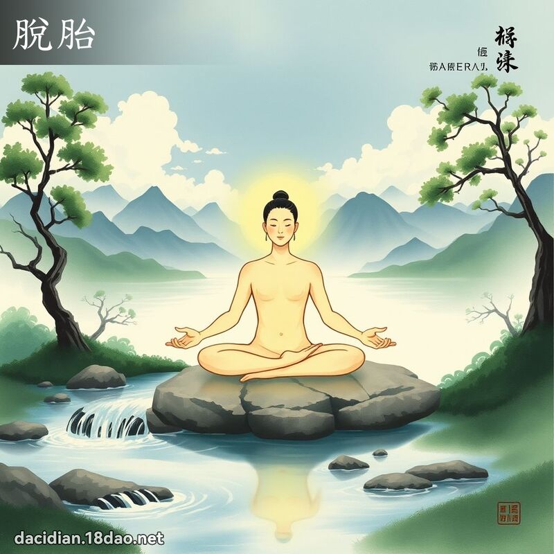 脱胎 - 国语大辞典配图