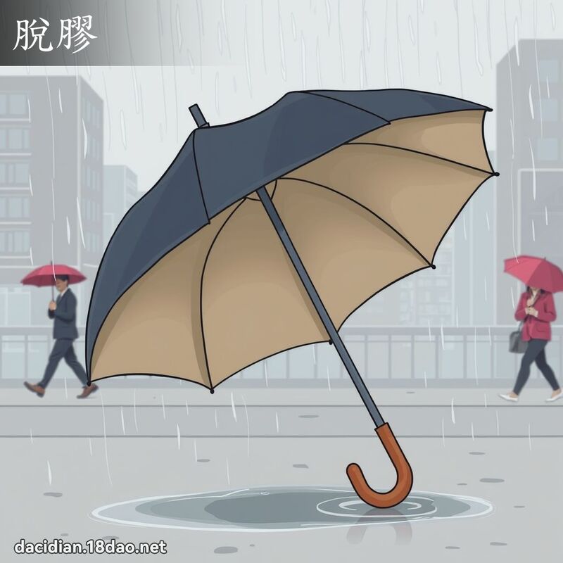 脫膠 - 國語大辭典配圖