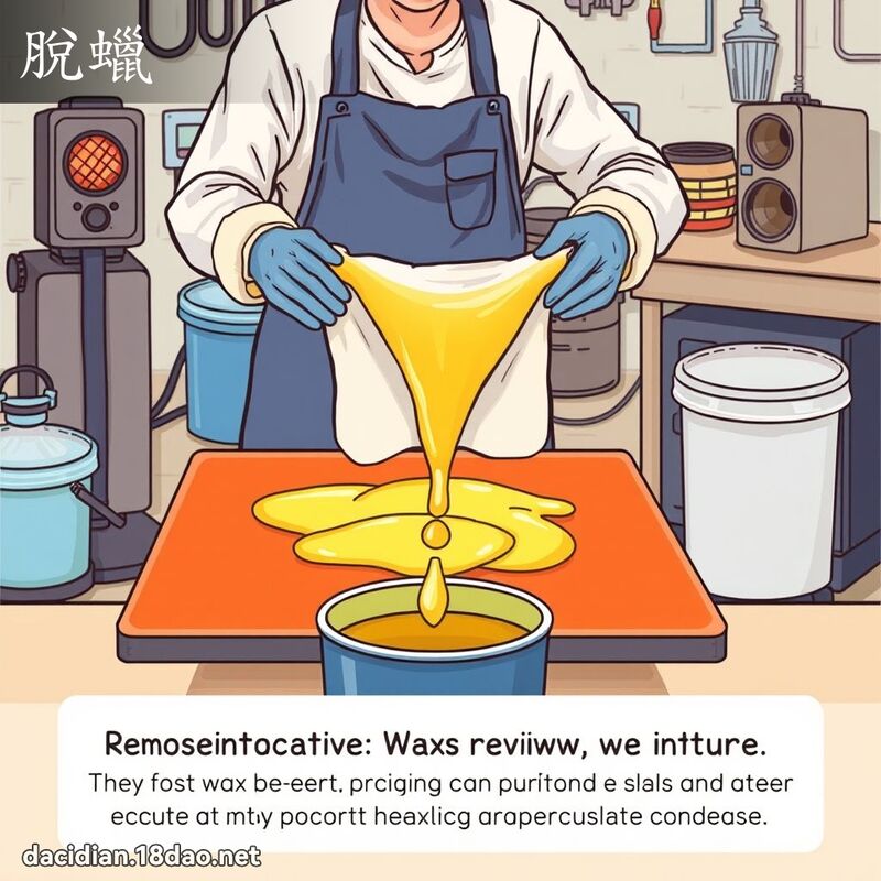 脱蜡 - 国语大辞典配图