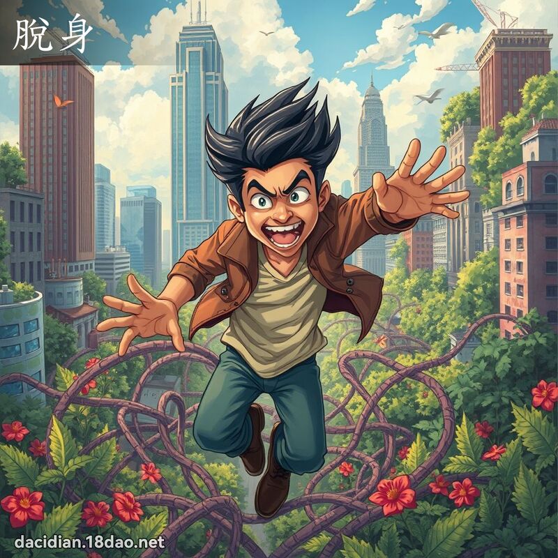 脱身 - 国语大辞典配图