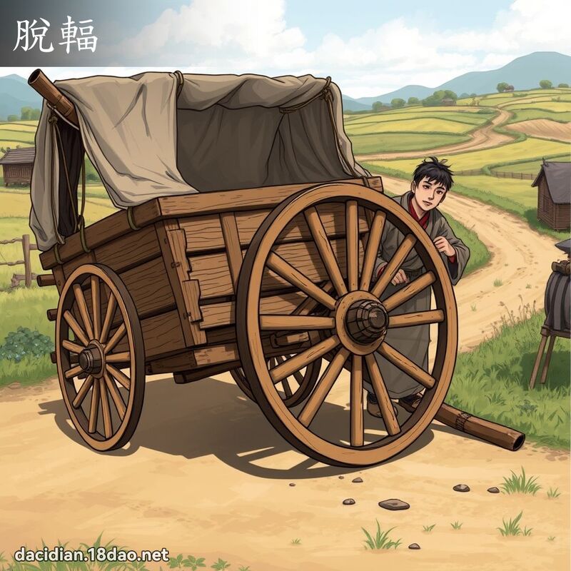 脱辐 - 国语大辞典配图
