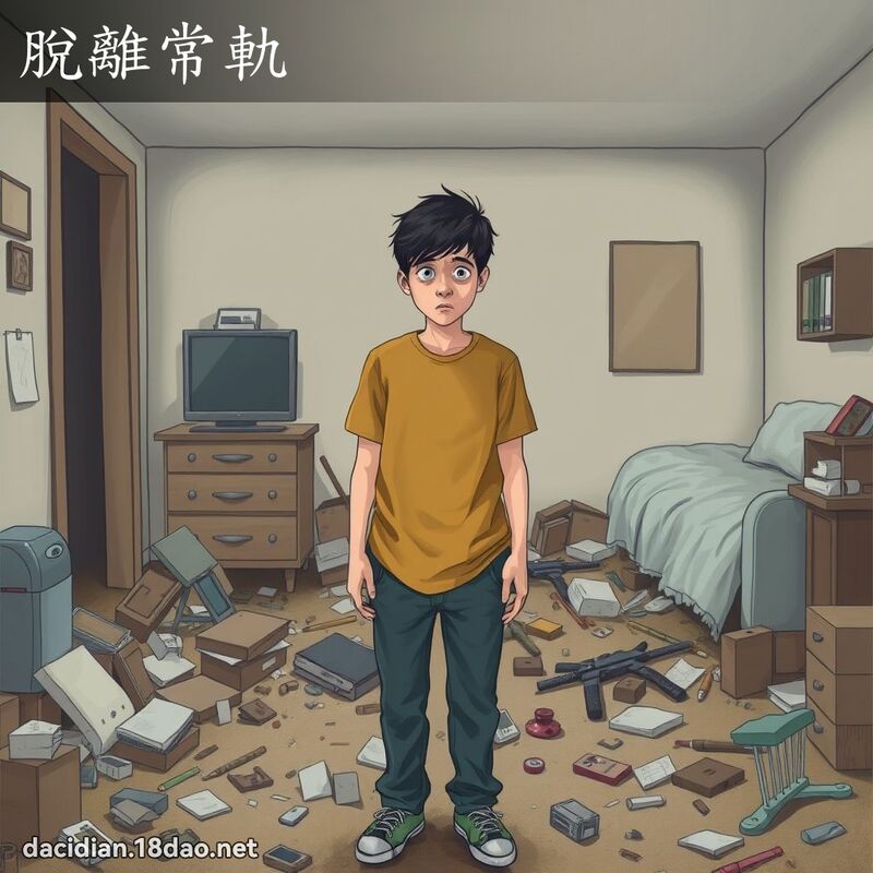 脫離常軌 - 國語大辭典配圖