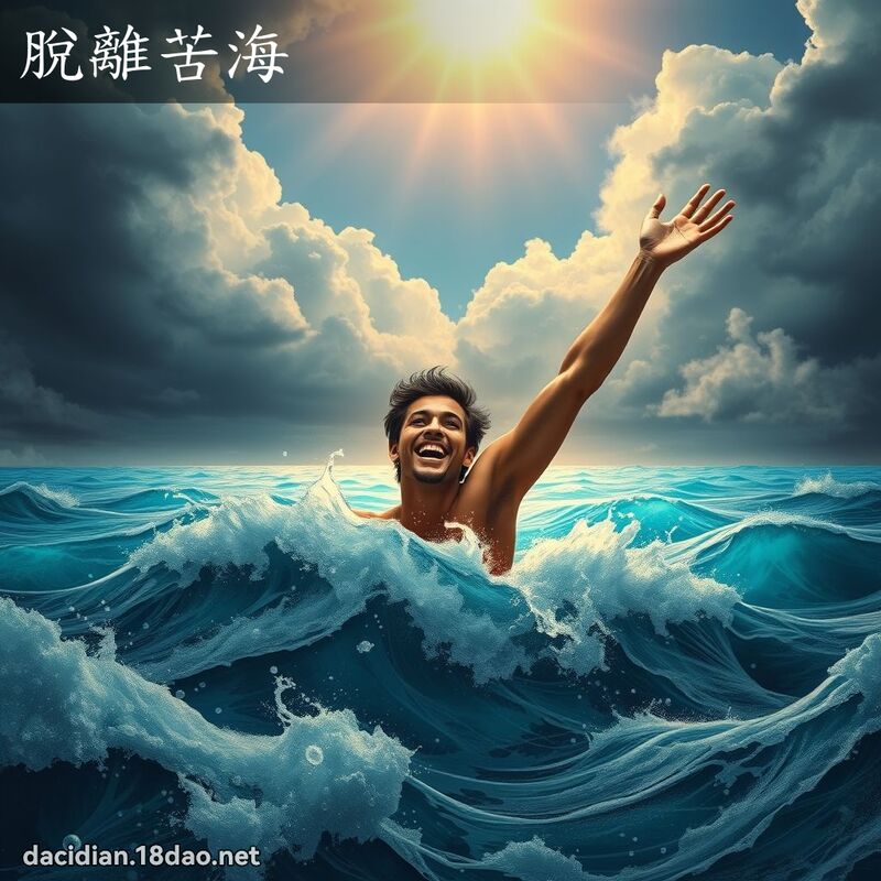 脱离苦海 - 国语大辞典配图