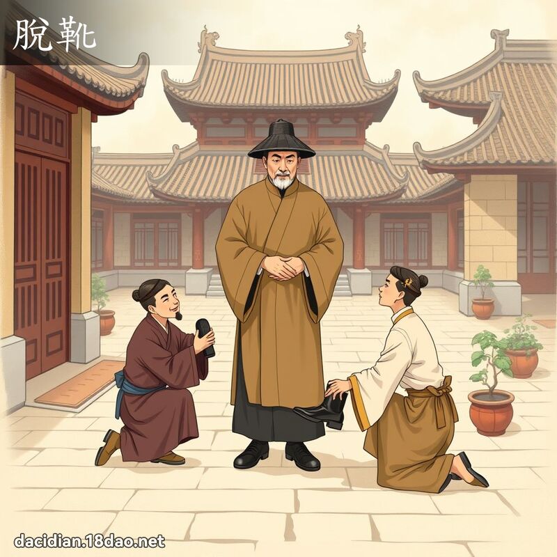 脱靴 - 国语大辞典配图