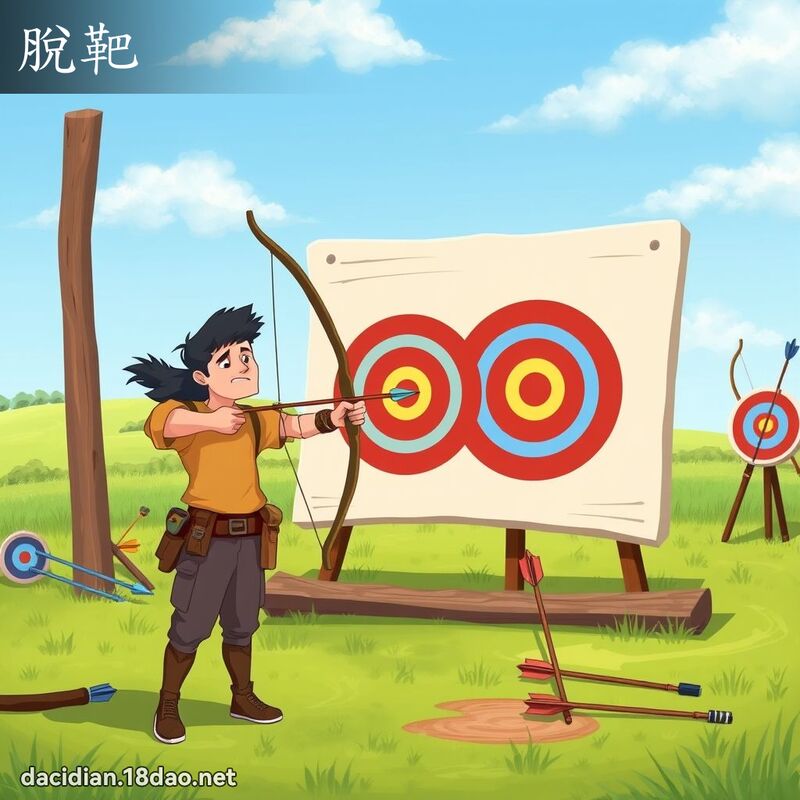 脱靶 - 国语大辞典配图