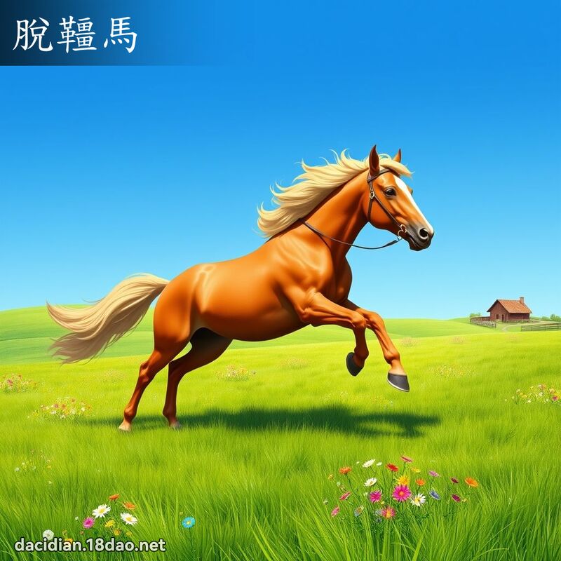 脱韁马 - 国语大辞典配图