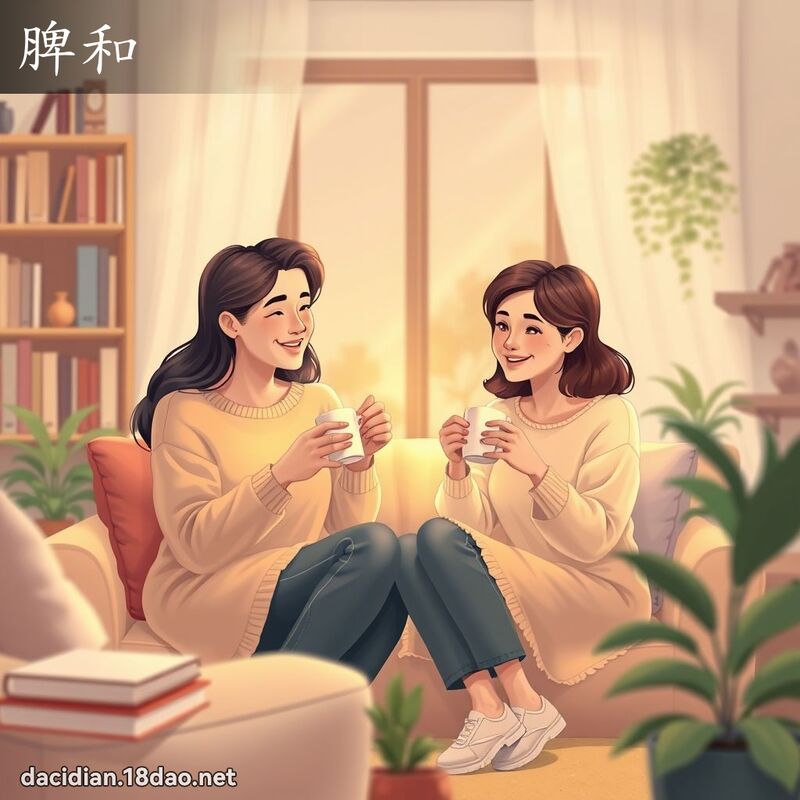 脾和 - 国语大辞典配图