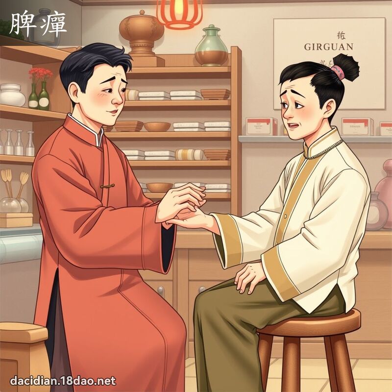 脾癉 - 国语大辞典配图