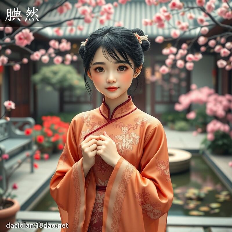 腆然 - 國語大辭典配圖
