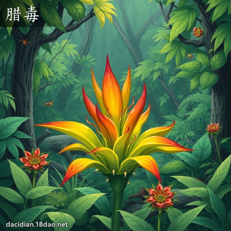 腊毒 - 國語大辭典配圖