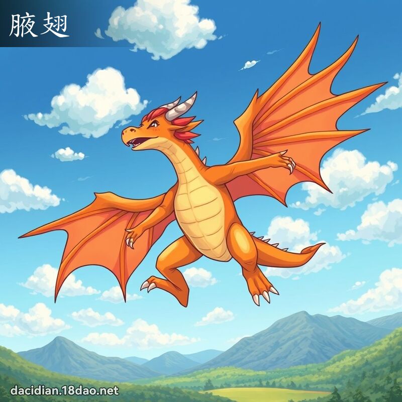 腋翅 - 國語大辭典配圖