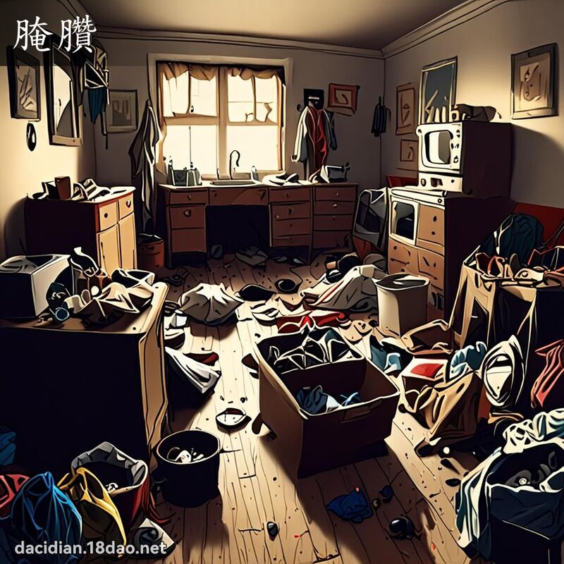 腌臢 - 国语大辞典配图