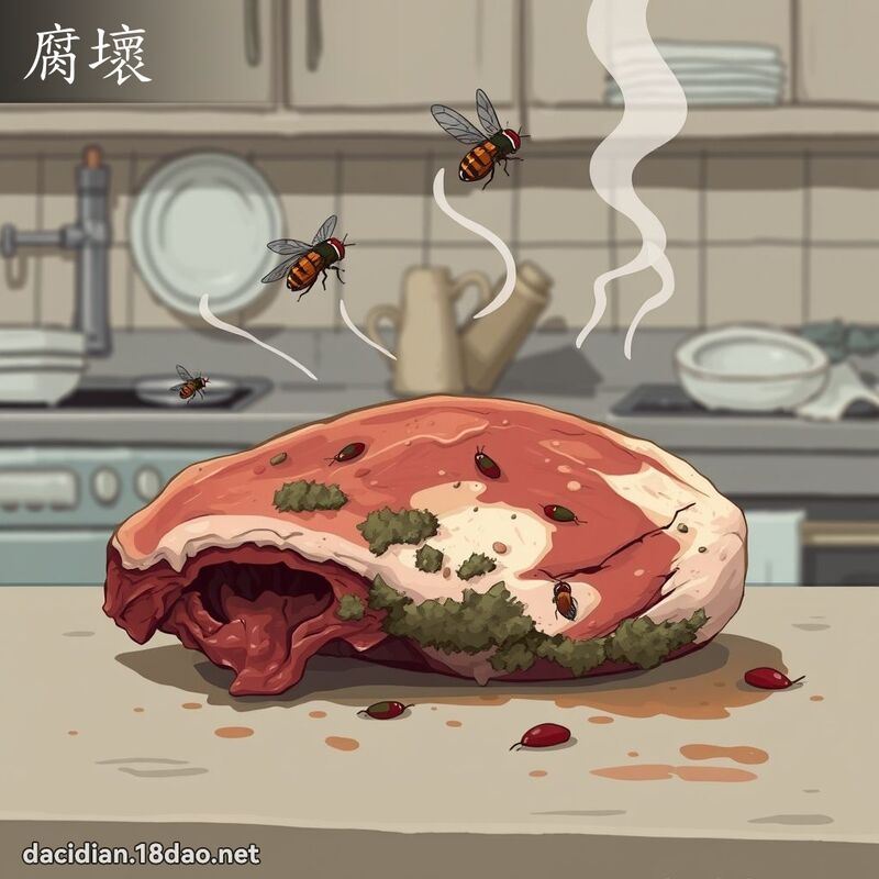腐坏 - 国语大辞典配图