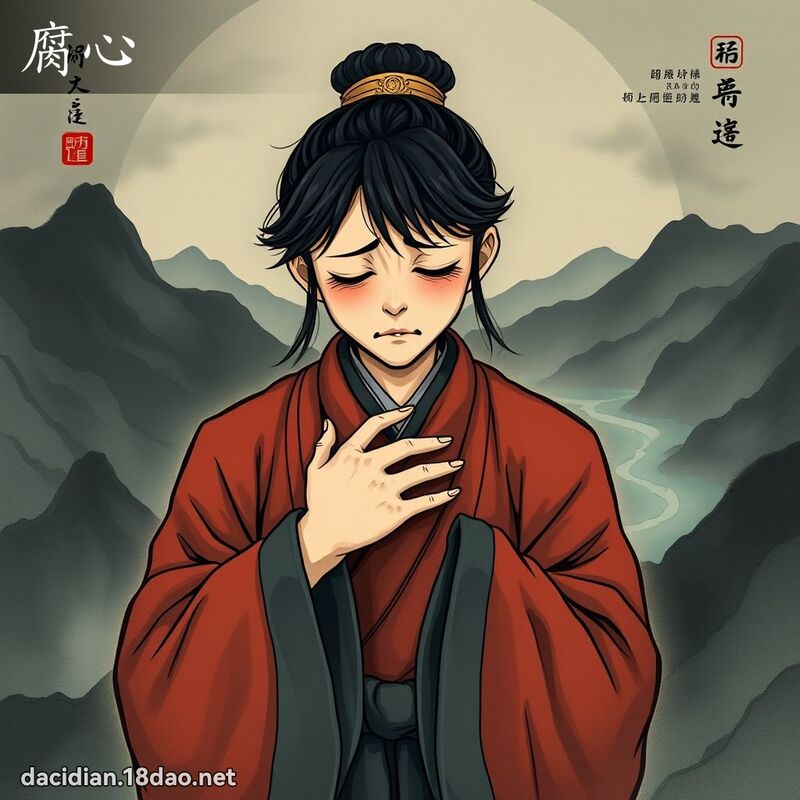 腐心 - 國語大辭典配圖