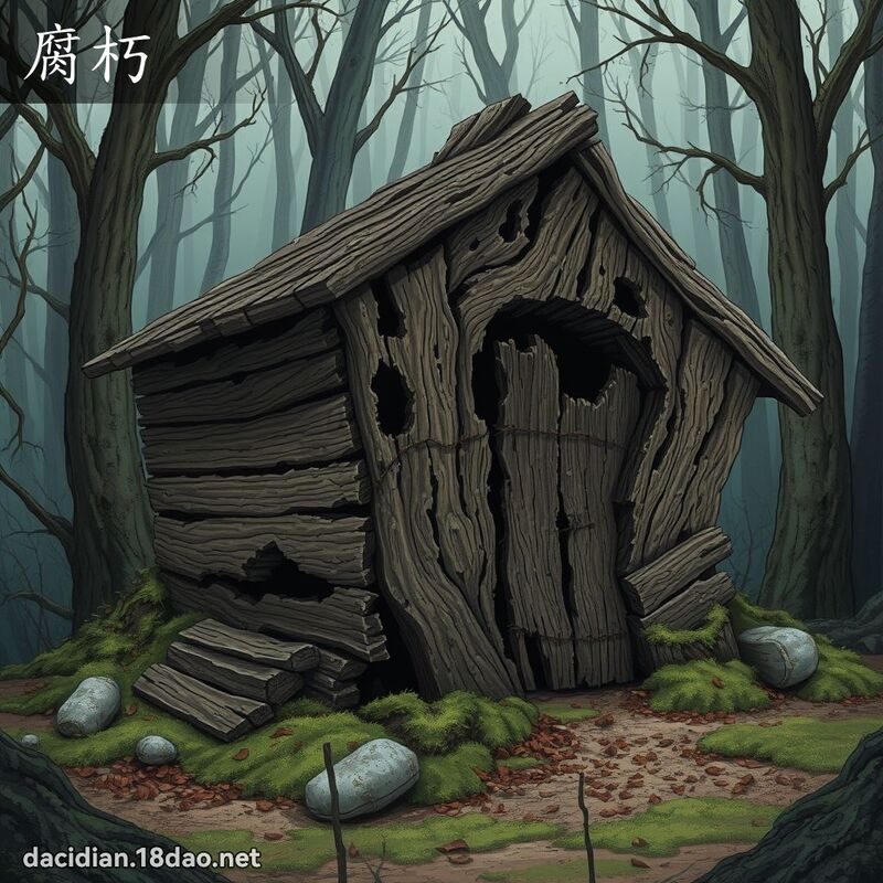 腐朽 - 国语大辞典配图