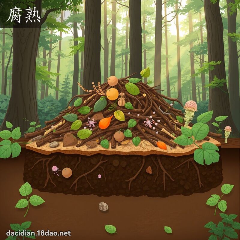 腐熟 - 国语大辞典配图